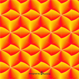 Abstract pattern in yellow orange red colors
