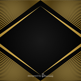 Gold stripe royal vip black dark vector background