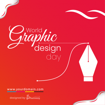 Celebrate World Graphics Days social media post free vector